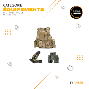 Équipements accessoires Militaires Police Sécurité