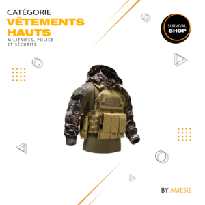 Vêtements Militaire Police Sécurité hauts