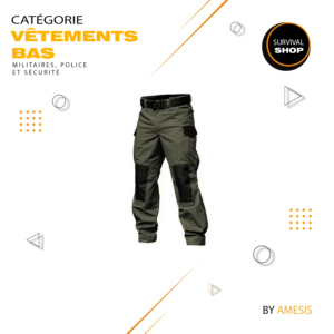 Vêtements Militaire Police Sécurité Bas