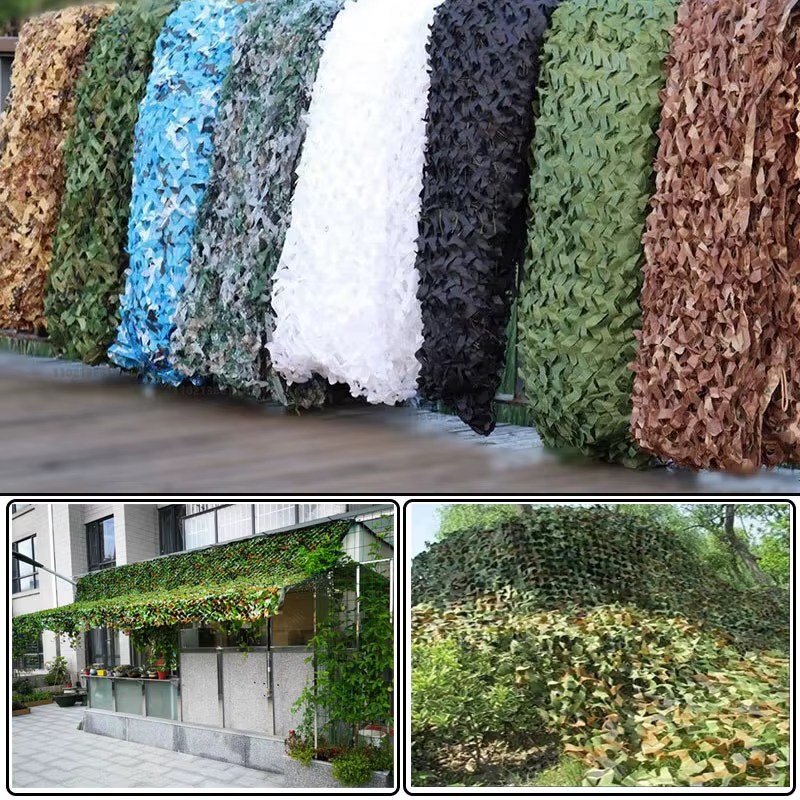 Filet camouflage militaire renforcé – toile d’ombrage extérieure pour véhicule, abri et aménagement discret – Image 3