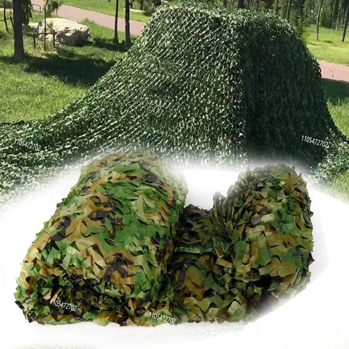 Filet camouflage militaire renforcé – toile d’ombrage extérieure pour véhicule, abri et aménagement discret – Image 2
