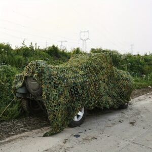 Filet de camouflage extérieur renforcé grand format, protection visuelle et ombrage pour terrain, véhicule et installation extérieure