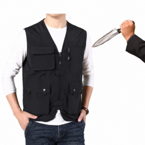 Gilet de Protection Invisible UHMWPE Ultra Léger – Haut Tactique Anti-Coupure et Anti-Perforation pour Sécurité Professionnelle