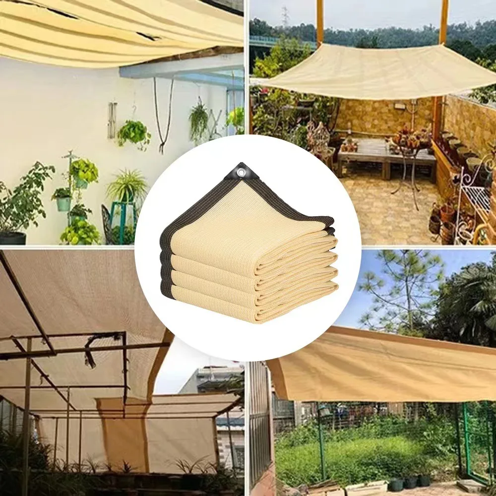 Toile Pare-Soleil Perforée Haute Résistance – Filet d'Ombrage Respirant pour Terrasse, Jardin, Véhicules et Pergolas – Image 4