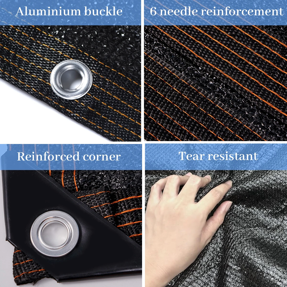 Auvent d'Ombrage Pliable 3 x 3 m Premium – Toile de Protection Extérieure pour Jardin, Terrasse, Camping et Plage – Image 5