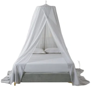 Auvent de Protection Électromagnétique Premium – Canopée de Blindage EMF en Fibre d’Argent et Coton Biologique