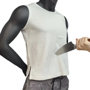 Gilet de Protection Discret Niveau 5 – Sous-Vêtement Tactique Souple Anti-Coupure et Anti-Perforation