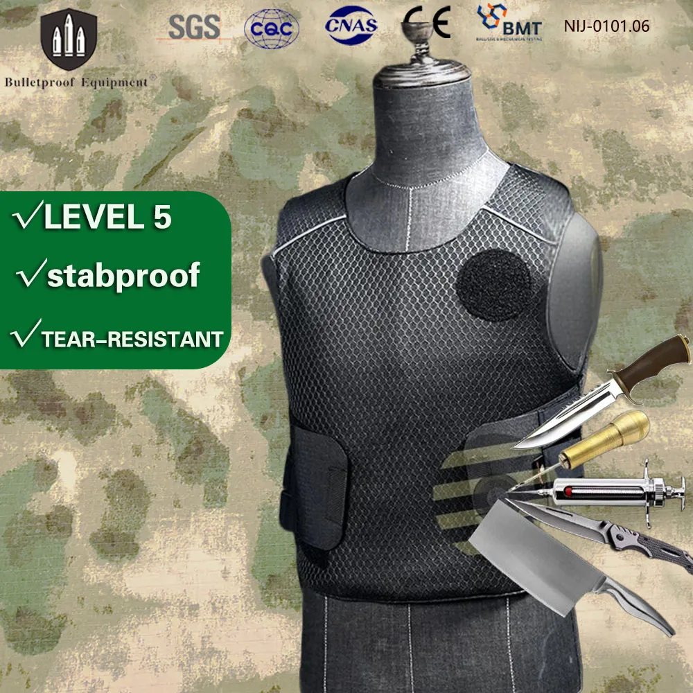 Gilet de Protection Tactique Ultra Léger Niveau 5 – Armure Souple Dissimulable Anti-Coupure et Anti-Perforation – Image 2
