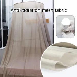 Tissu de Blindage Électromagnétique en Maille Argentée – Protection RF, EMF et EMI