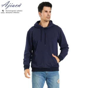 Sweat-Shirt de Blindage Électromagnétique – Vêtement Anti-Ondes EMF à Doublure Argentée