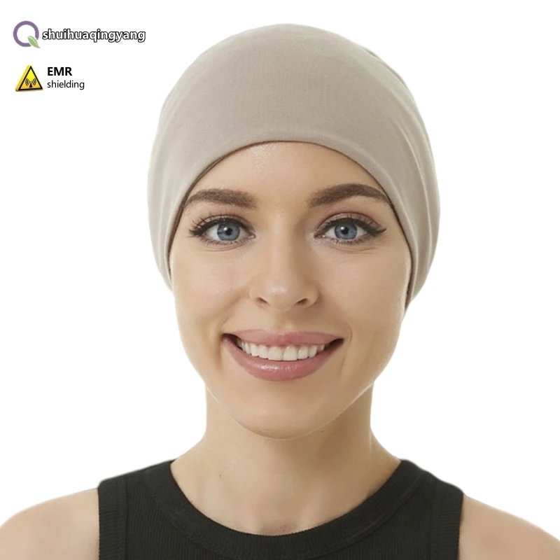 Bonnet Professionnel de Blindage Radioélectrique – Textile Argenté EMF, RF et 5G – Image 3