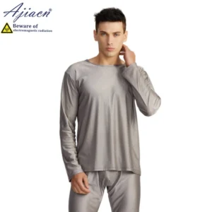 Ensemble Textile Anti-Ondes EMF en Fibres d’Argent – Sous-Vêtements Longs Homme