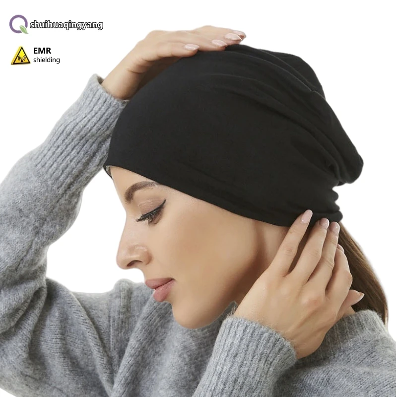 Bonnet Professionnel de Blindage Radioélectrique – Textile Argenté EMF, RF et 5G – Image 2
